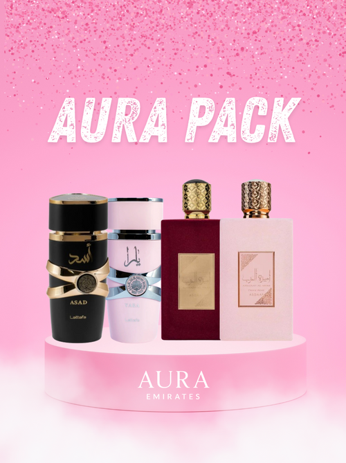 AURA PACK - Yara Rosa, Asad, Ameerat Al Arab Privé Rose Y Ameerat Al Arab